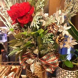 Floral & Pine Arrangement